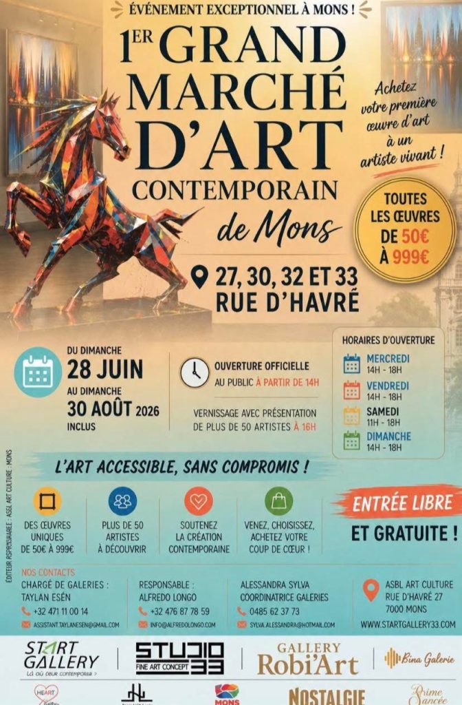 GRAND MARCHÉ D'ART CONTEMPORAIN DE MONS